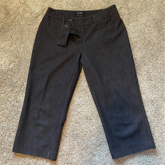 Apt. 9 | Pants & Jumpsuits | Apt 9 Curvy Fit Capris Dark Gray | Poshmark